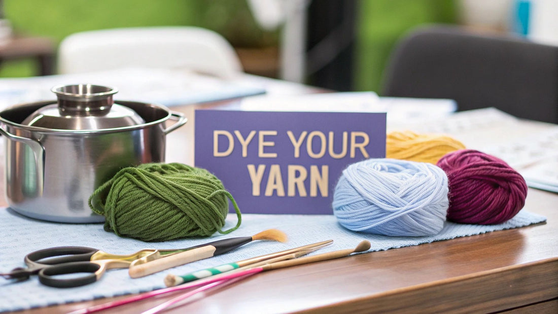How to Dye Yarn: A Beginner's Guide to Vibrant, Custom Color