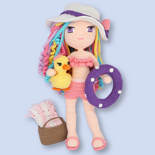 Iris Beach crochet doll pattern