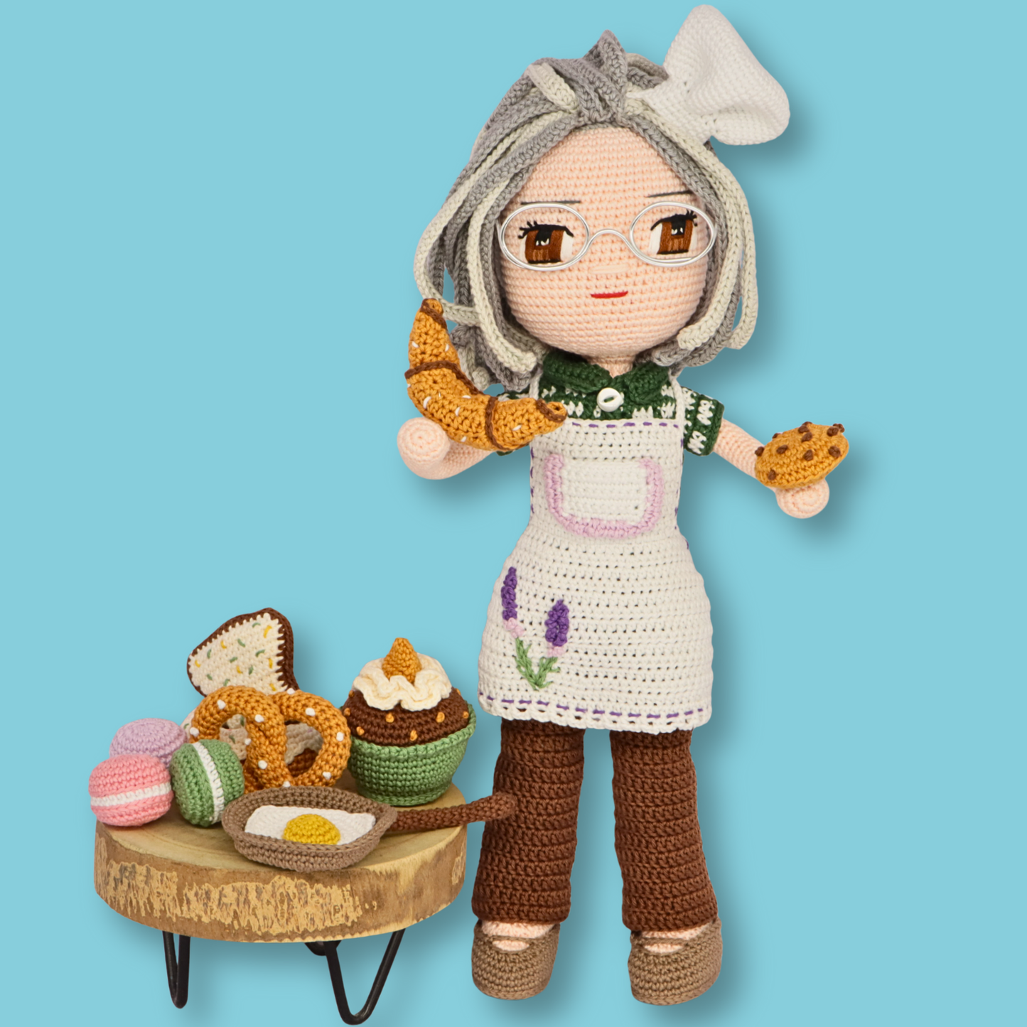 Granny Grace Bakery outfit crochet pattern