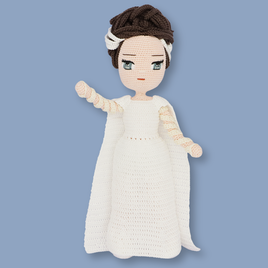 Bride Eva crochet doll pattern