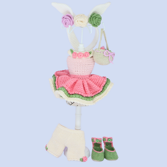 Freya Easter crochet outfit pattern