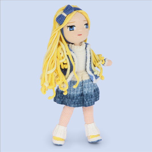 Pearl Winter Crochet Doll Pattern