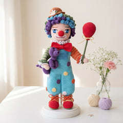 Claude the Clown Crochet Doll Pattern