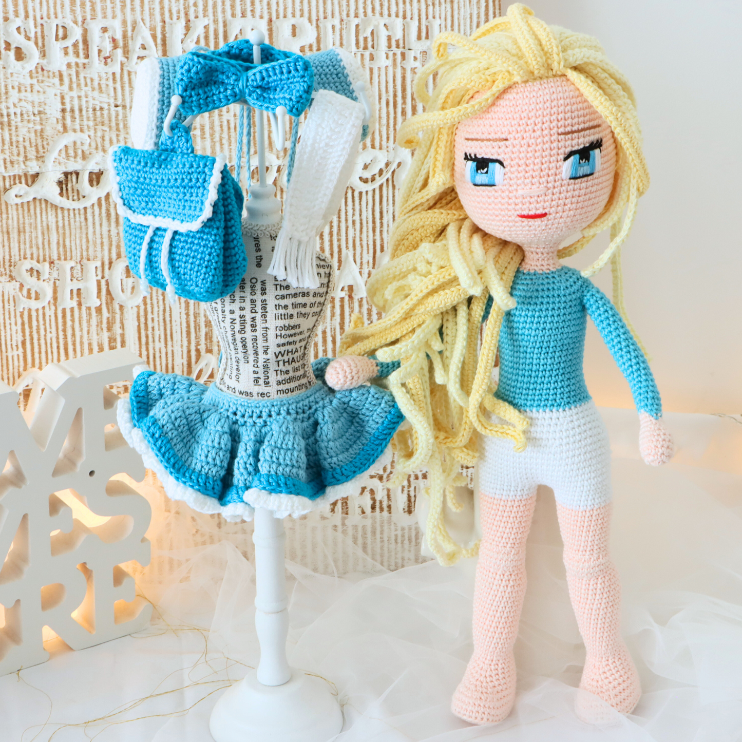 Ballerina Outfit crochet outfit detail - pattern photo 5