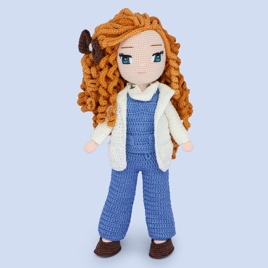 Brenda crochet doll pattern