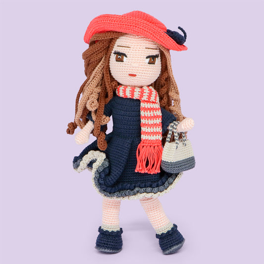 Chloe crochet doll pattern