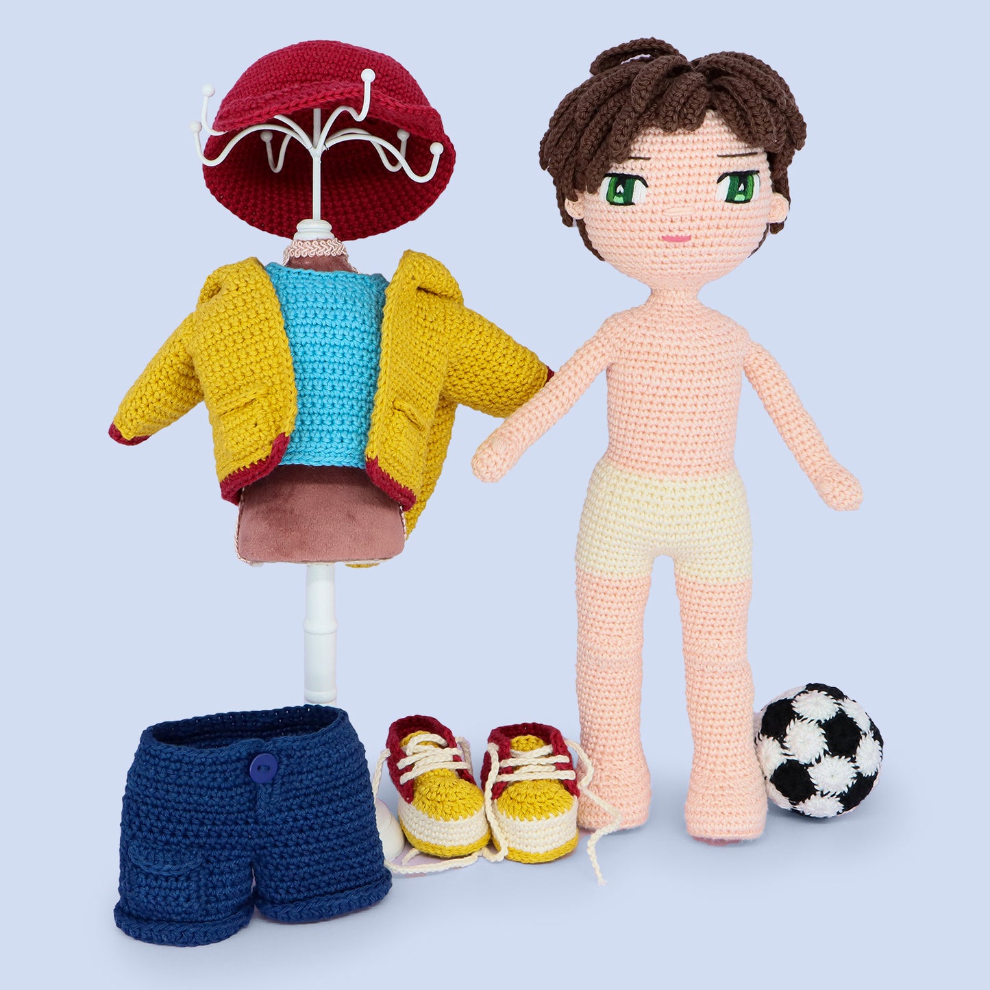 Dominic crochet doll - PDF pattern photo 5