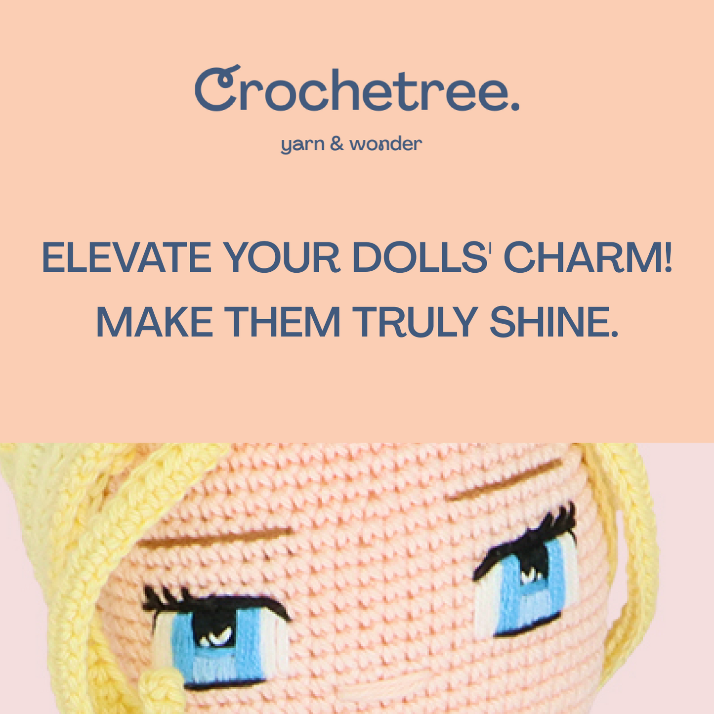 Eyes Embroidery Video Course (Old) crochet course preview - step-by-step video lessons