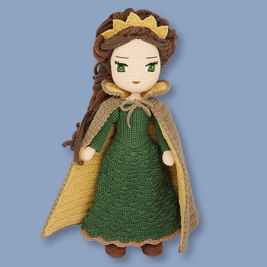 Princess Genevieve crochet doll pattern