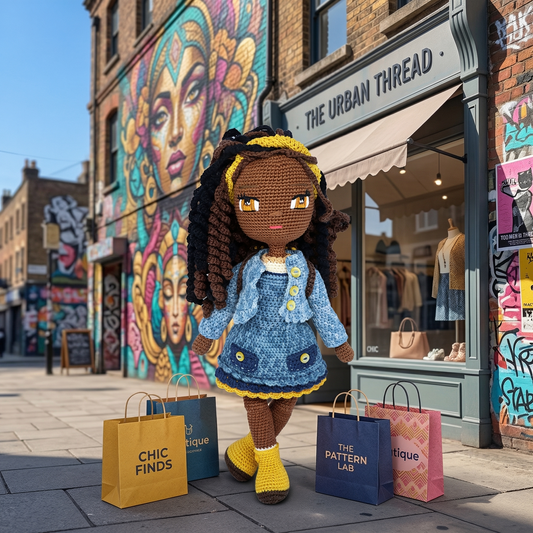 Hannah Crochet Doll Pattern - amigurumi PDF with step-by-step photos