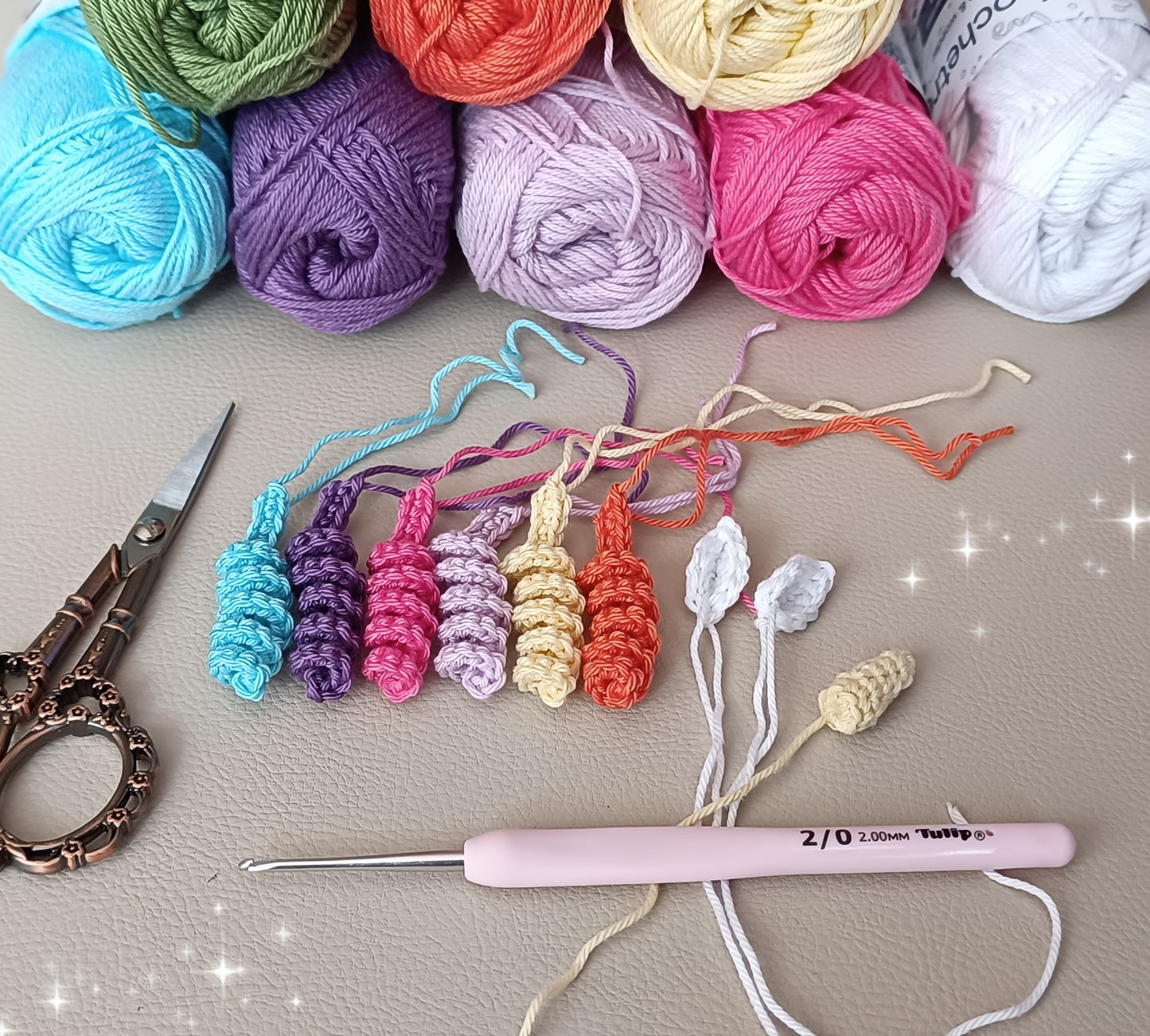 Misty the Unicorn crochet animal pattern detail - photo 9