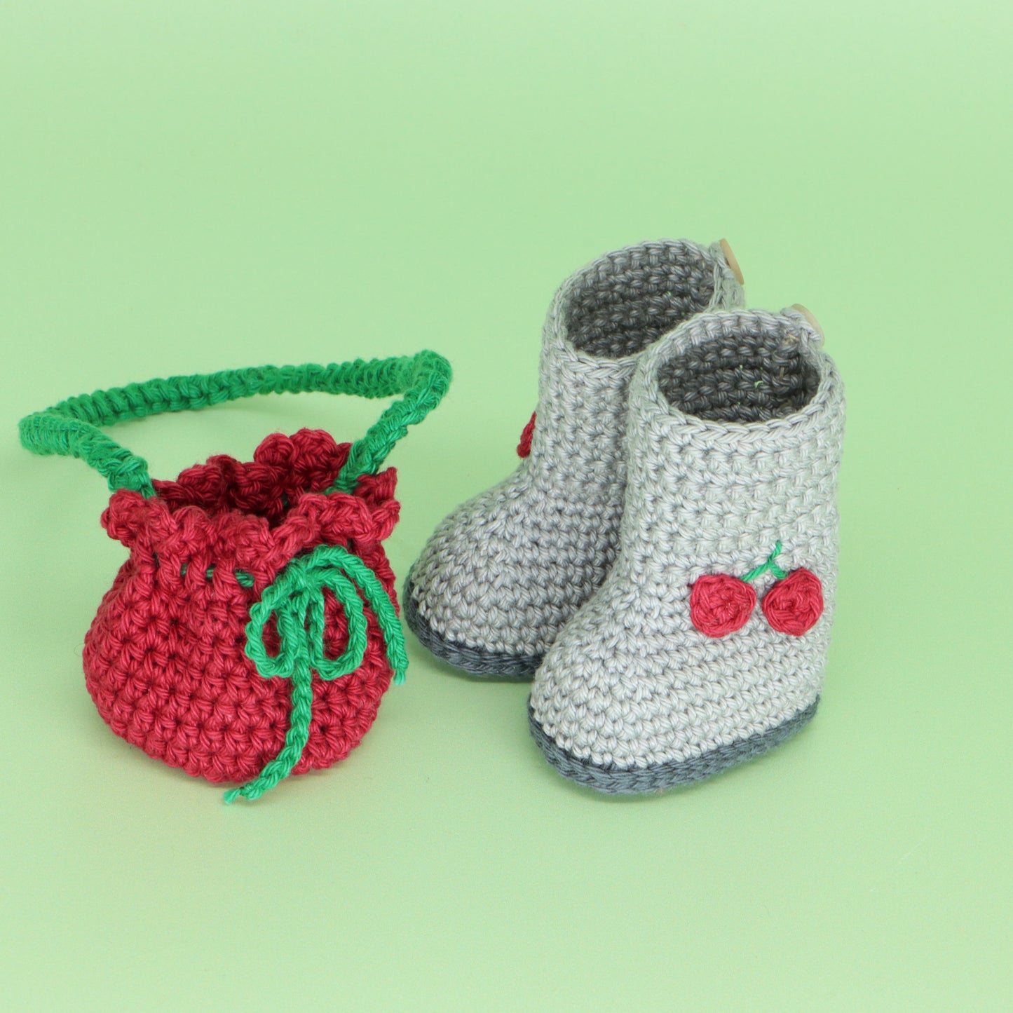 Hazel in Red Doll Pattern