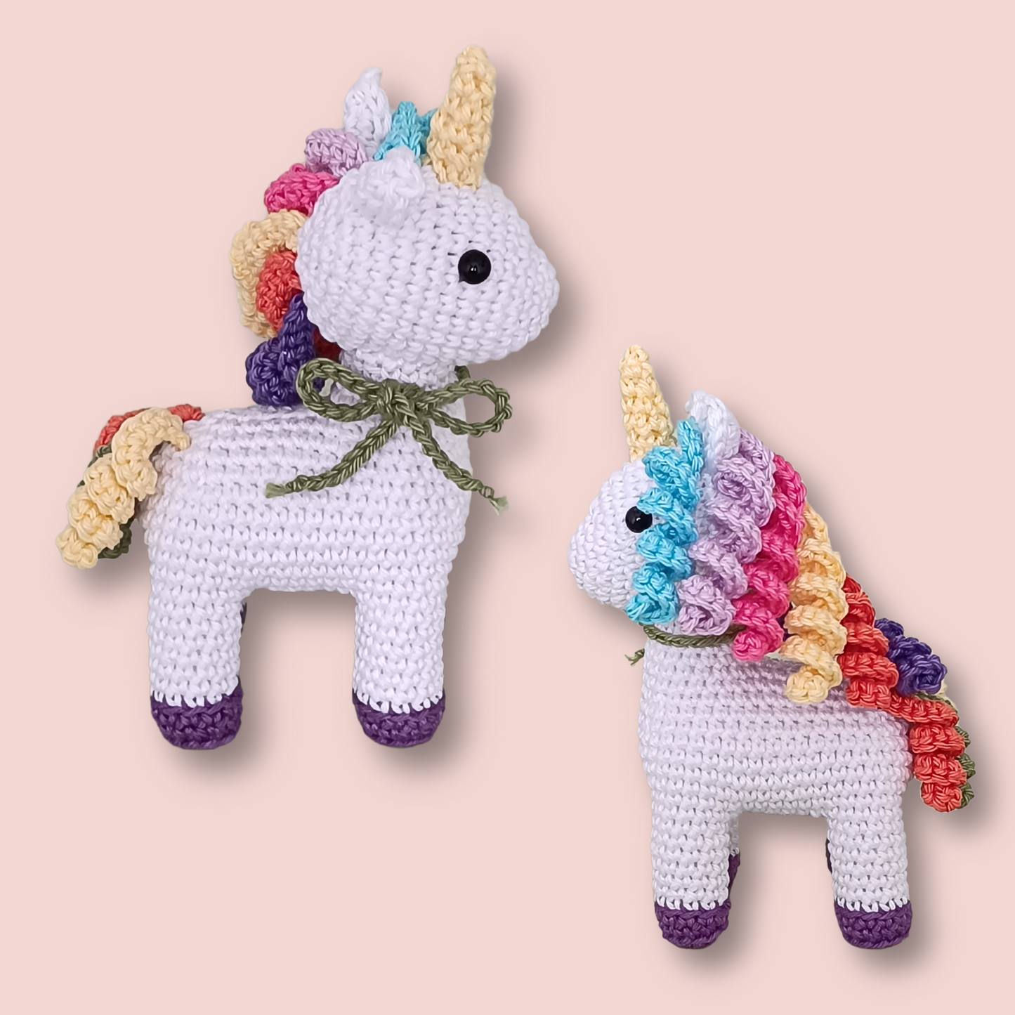 Misty the Unicorn Yarn Set yarn set colors - 100% mercerized cotton by Crochetree