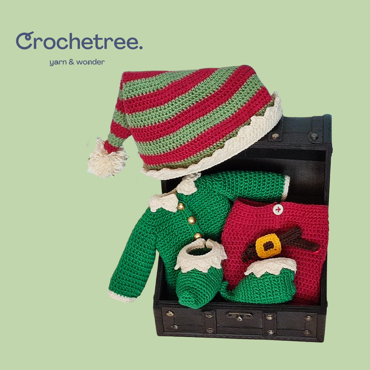 Noah crochet doll - PDF pattern photo 6