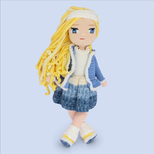 Pearl Winter crochet doll pattern