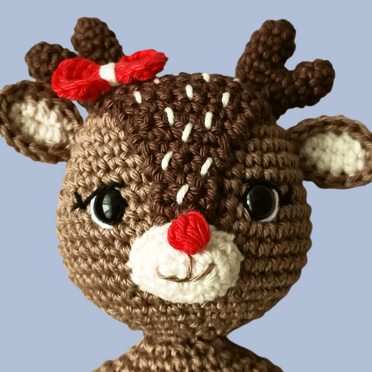 Ruby the Reindeer Crochet Pattern - amigurumi animal PDF pattern by Crochetree