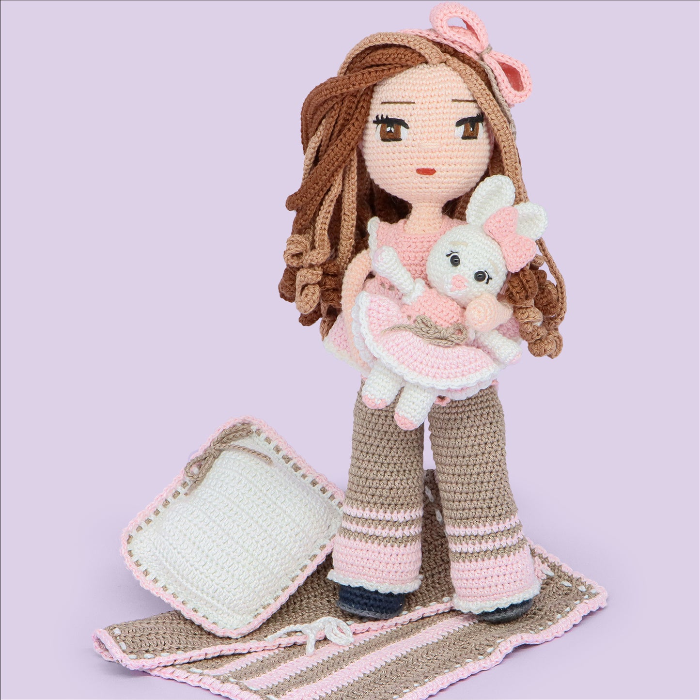 Sleeping Chloe Yarn Set yarn set colors - 100% mercerized cotton by Crochetree