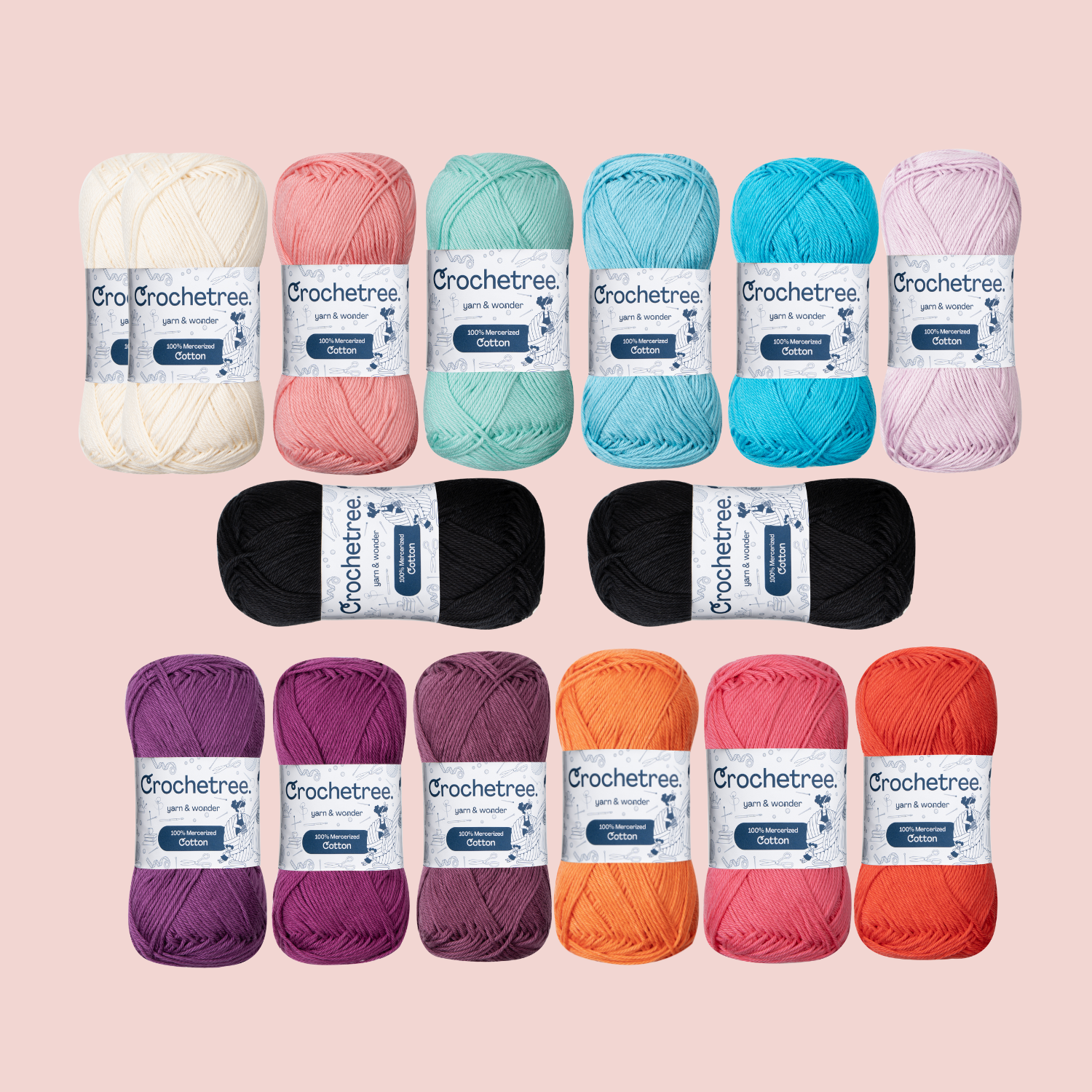 Yuki Crochet Yarn Set — Crochetree Yuki Crochet Yarn Set — Crochetree