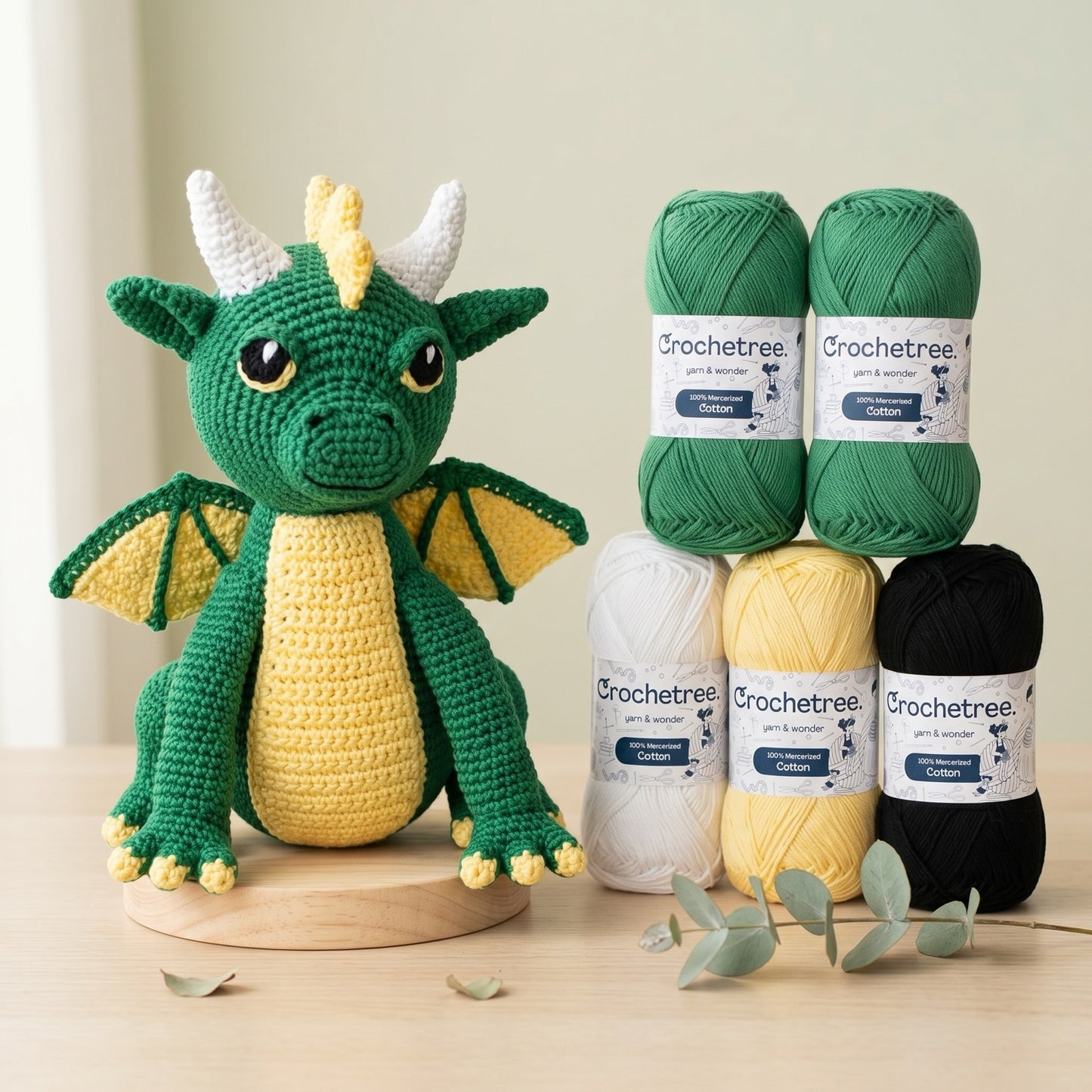 Magnus the Dragon Yarn Set