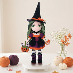 Witch Seraphine Crochet Doll Pattern