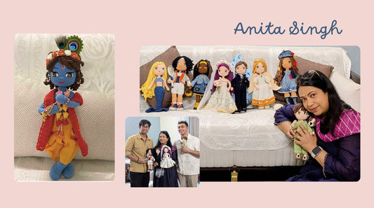 Anita Singh Never Held a Crochet Hook. Now She’s Made Nine Dolls
