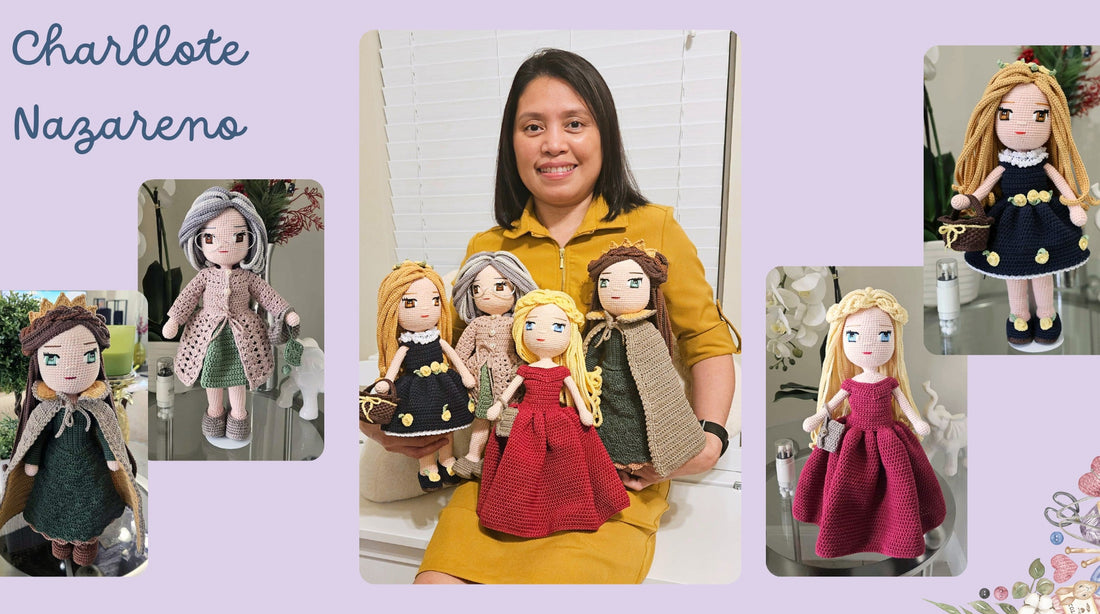 From High-School Stitches to Stress-Relief Dolls: Charllote Nazareno’s Crochet Comeback