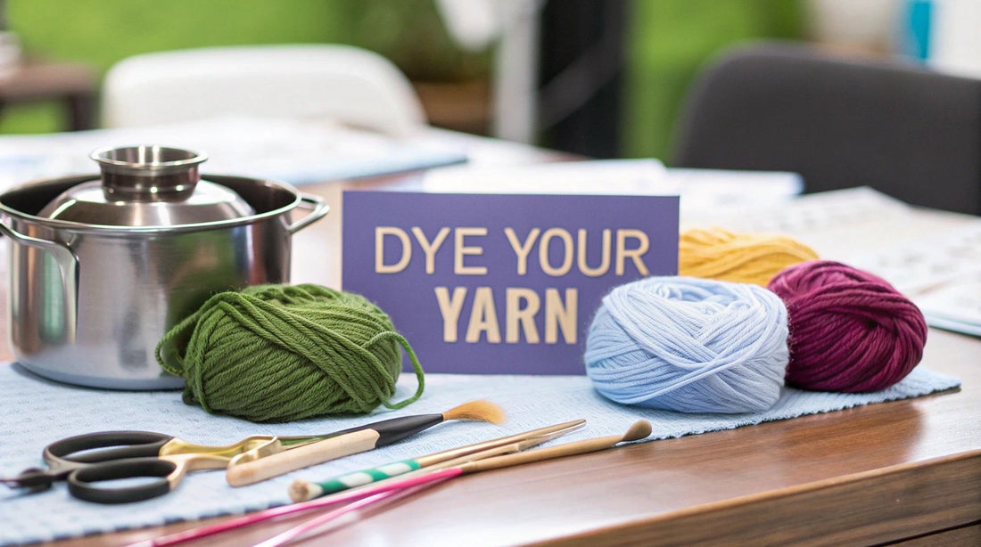 How to Dye Yarn: A Beginner's Guide to Vibrant, Custom Color