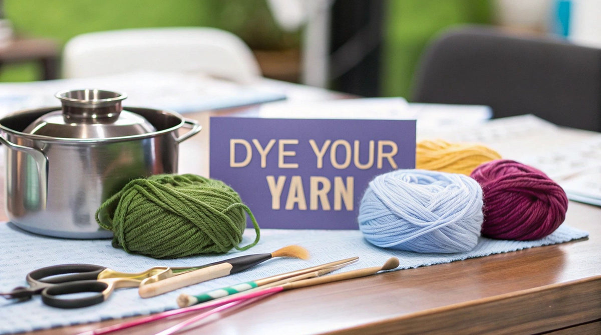 How to Dye Yarn: A Beginner's Guide to Vibrant, Custom Color