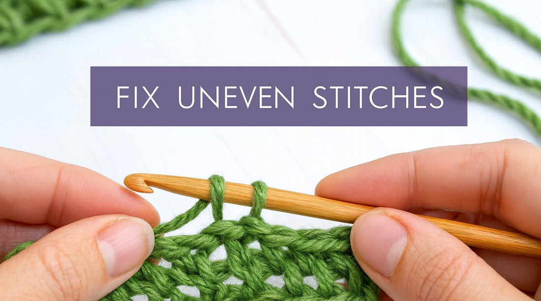 A Beginner's Guide to Fixing Uneven Crochet Stitches