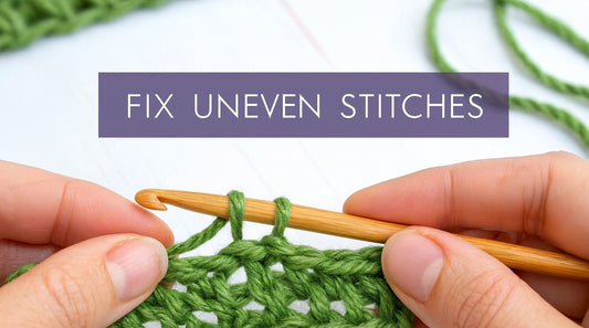 A Beginner's Guide to Fixing Uneven Crochet Stitches