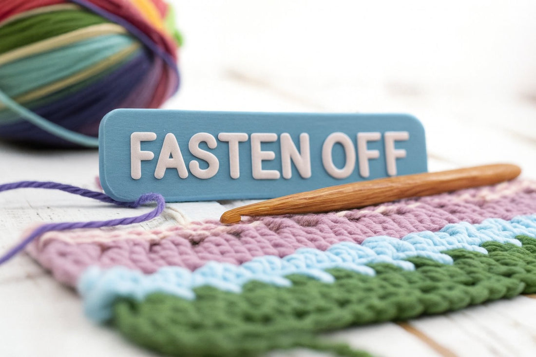 How to Crochet Fasten Off for a Perfect Finish