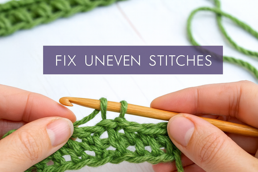 A Beginner's Guide to Fixing Uneven Crochet Stitches
