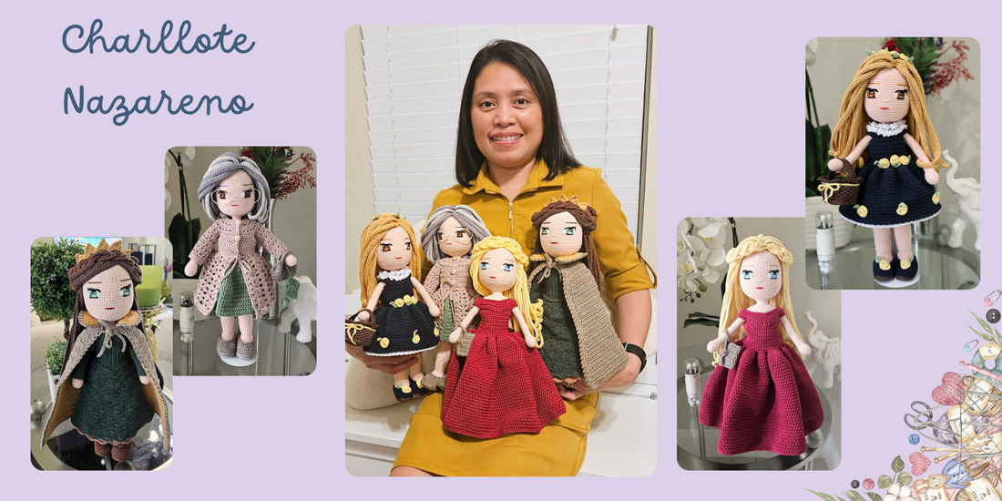 From High-School Stitches to Stress-Relief Dolls: Charllote Nazareno’s Crochet Comeback