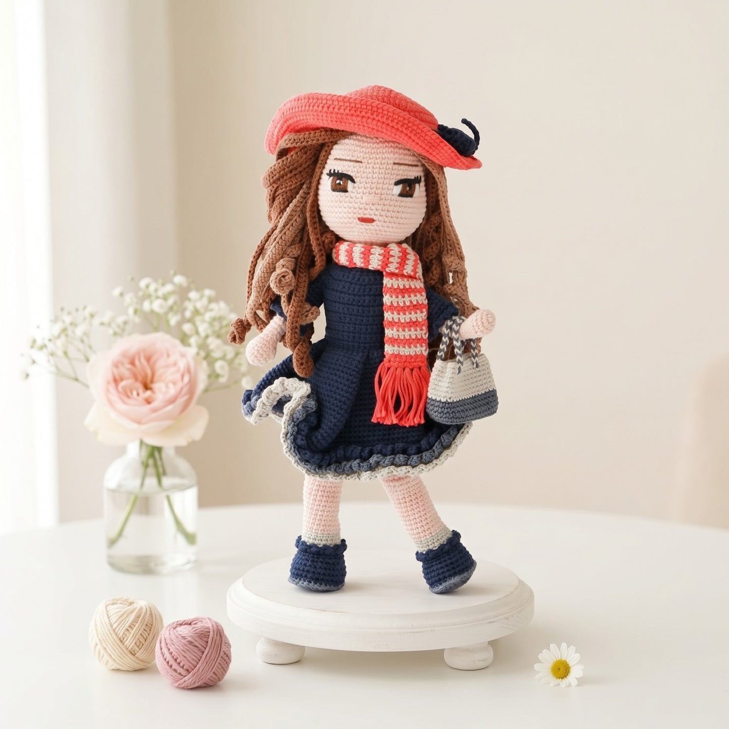 Chloe crochet doll pattern