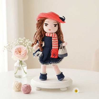 Chloe crochet doll pattern