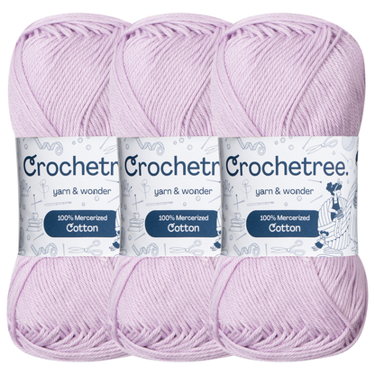 Crochetree Orchid Bouquet mercerized cotton yarn pack