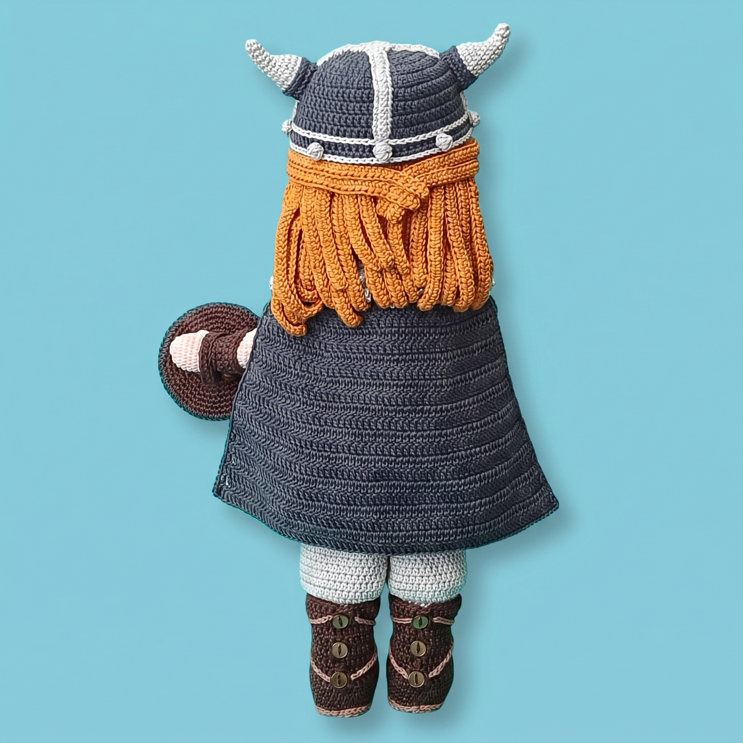 Ragnar Viking crochet doll pattern 3