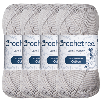 Crochetree Stonewash mercerized cotton yarn pack