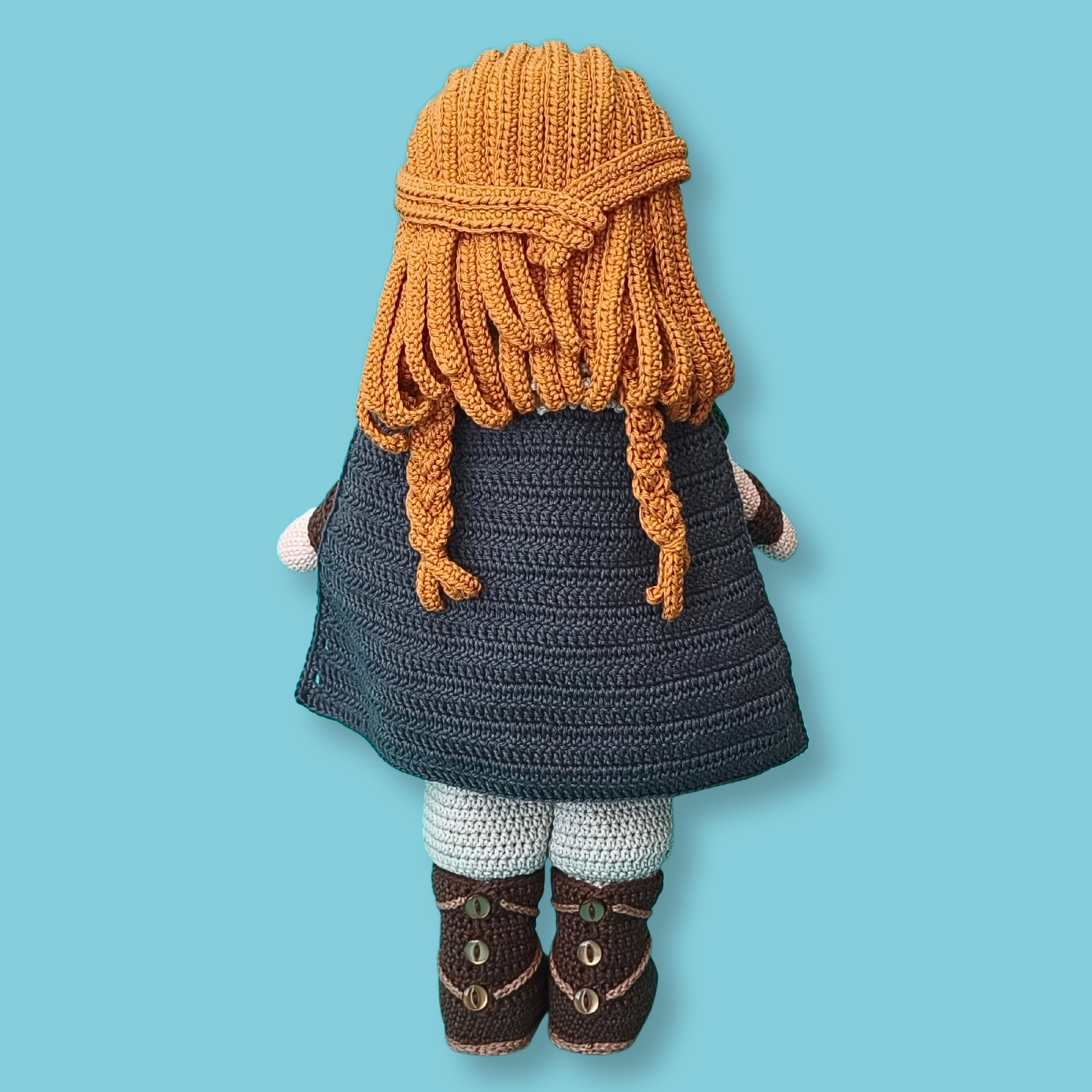 Ragnar Viking crochet doll pattern 6