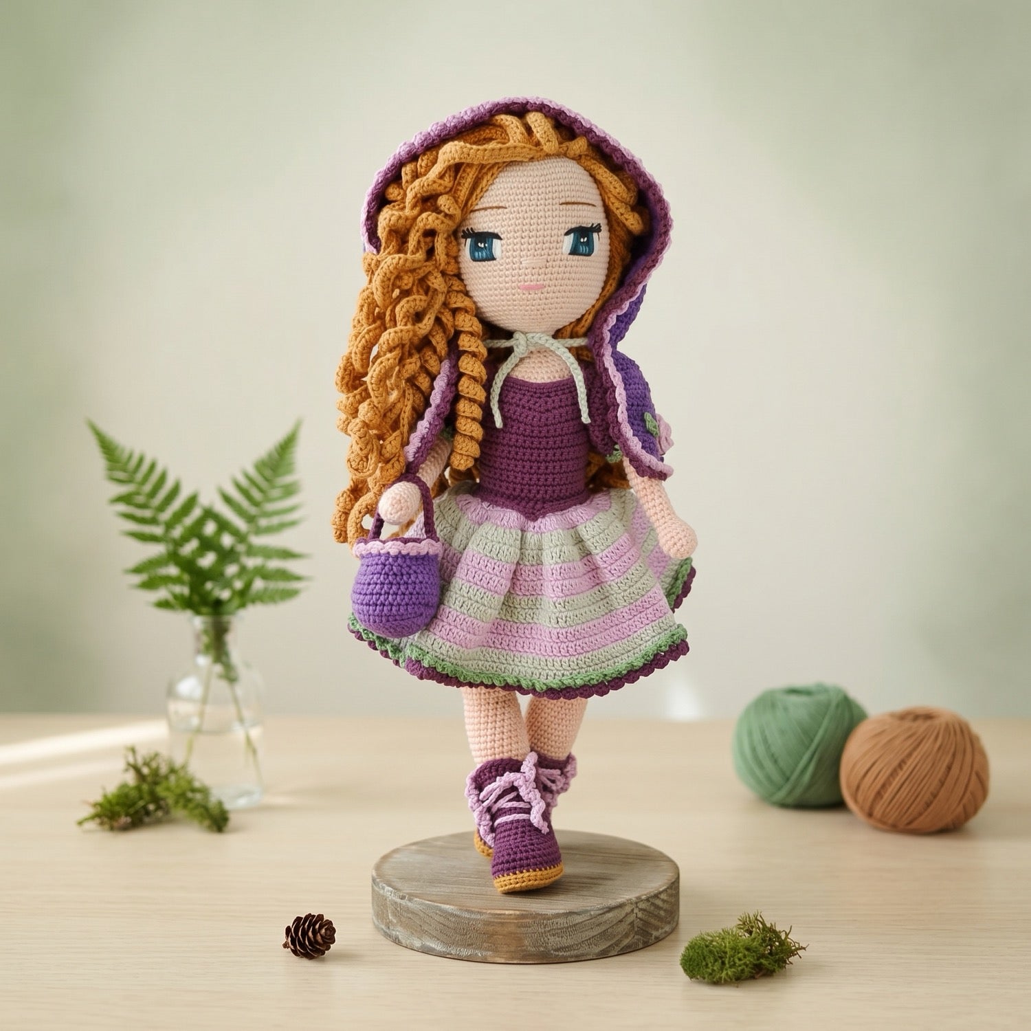 Brenda Forest Keeper crochet doll pattern