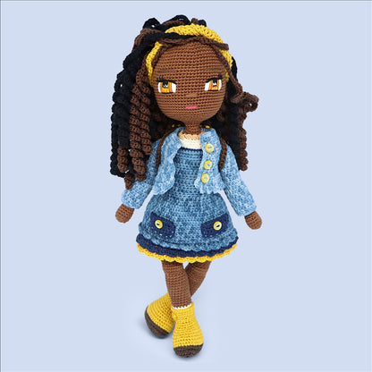 Hannah crochet doll pattern