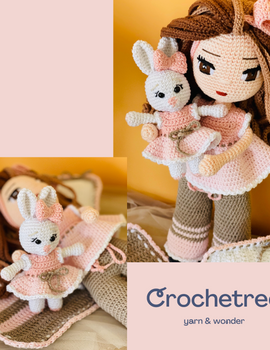 Sleeping Chloe Crochet Doll Pattern