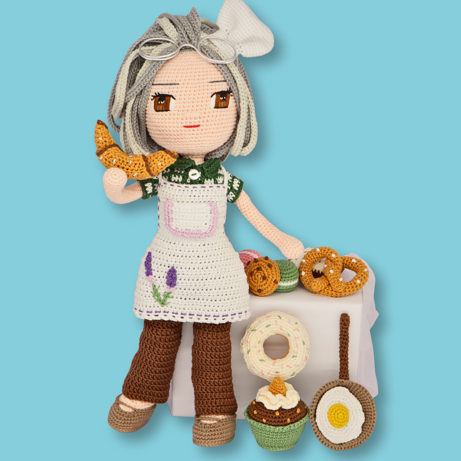 Granny Grace Bakery outfit crochet pattern