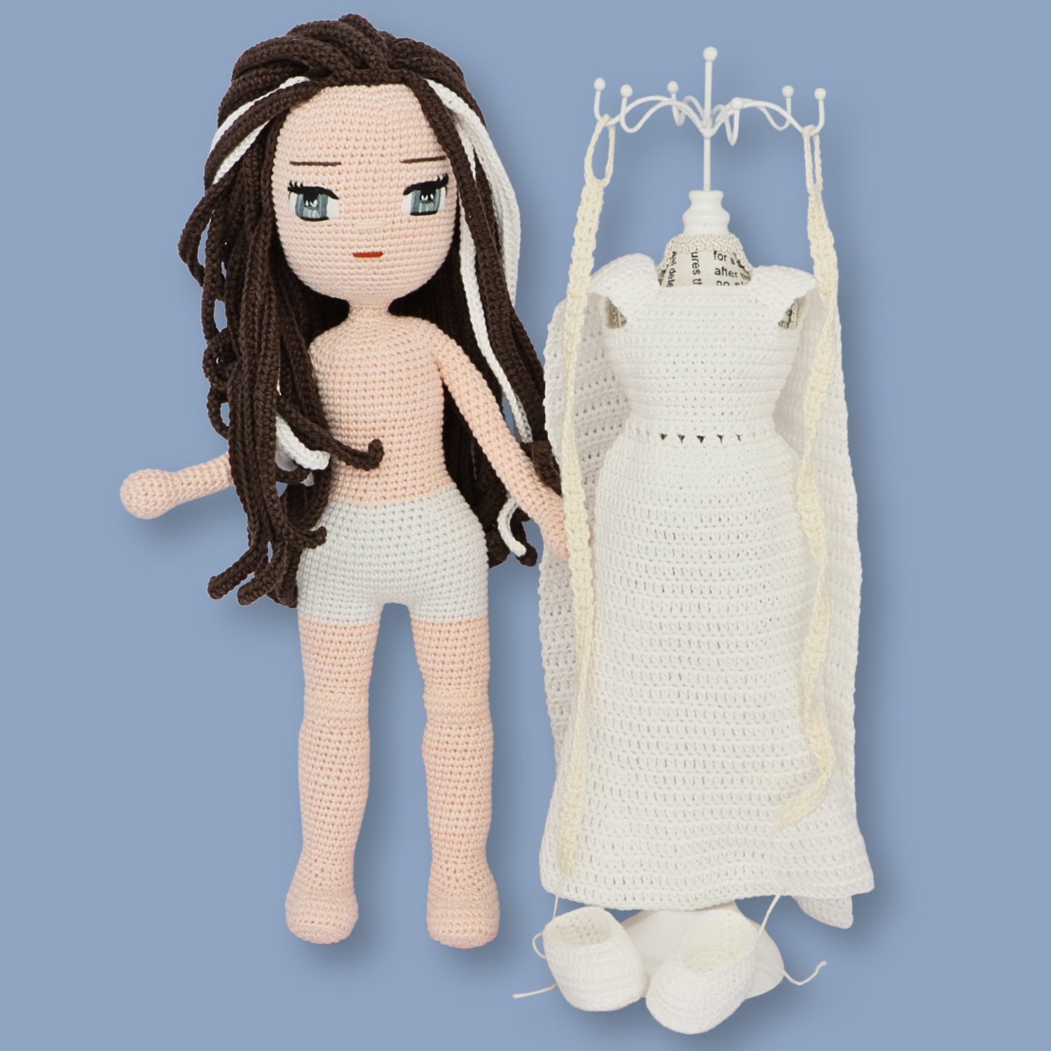 Bride Eva Crochet Doll Pattern PDF