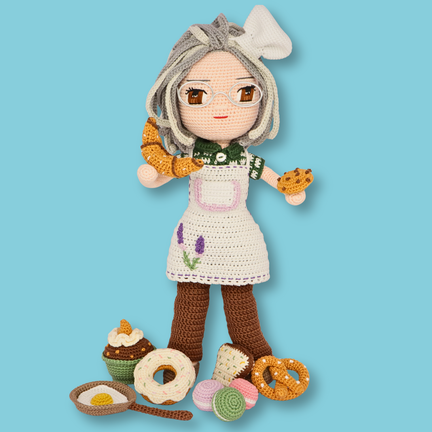 Granny Grace Bakery outfit crochet pattern