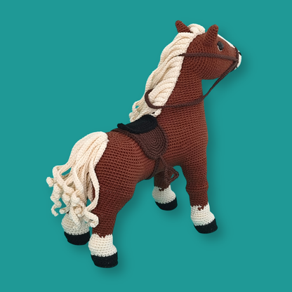 Pony crochet doll - detailed PDF pattern by Crochetree