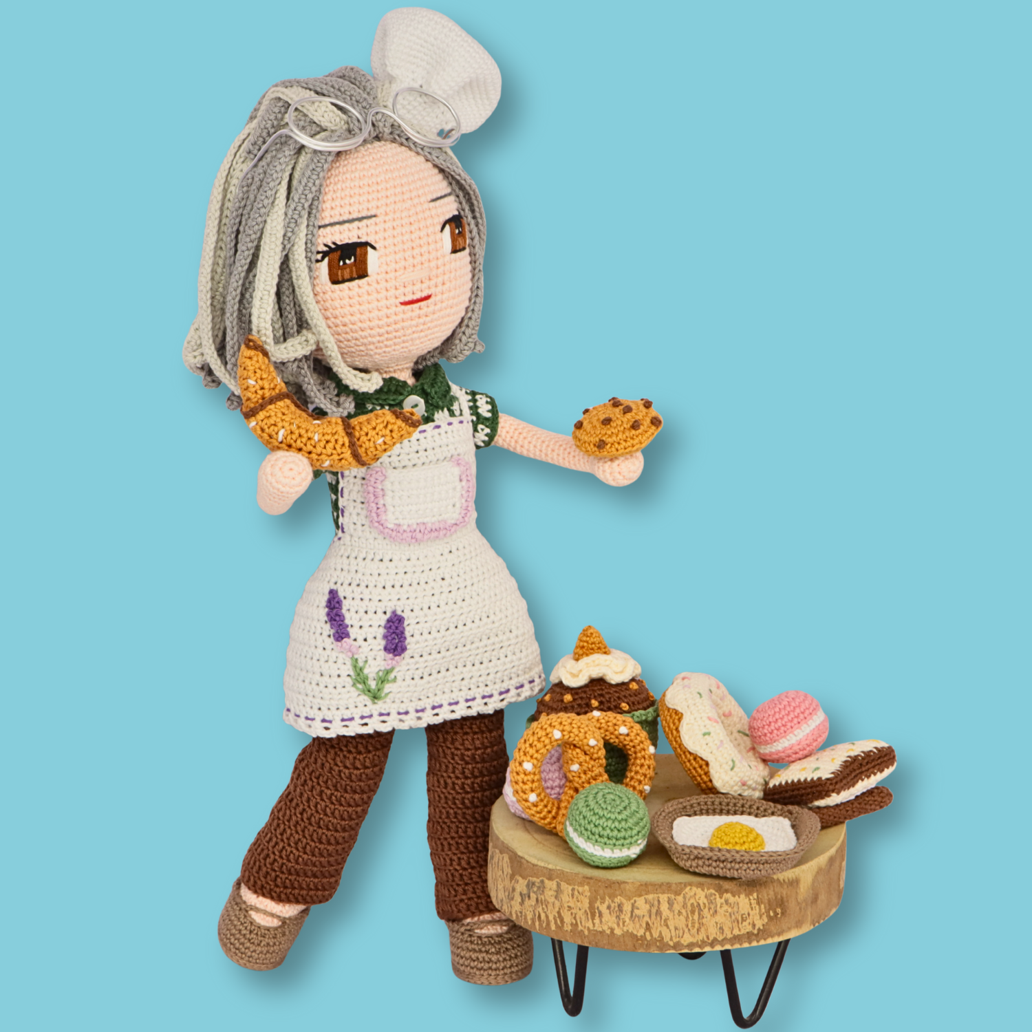 Granny Grace Bakery outfit crochet pattern