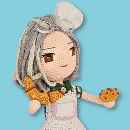 Granny Grace Bakery outfit crochet pattern