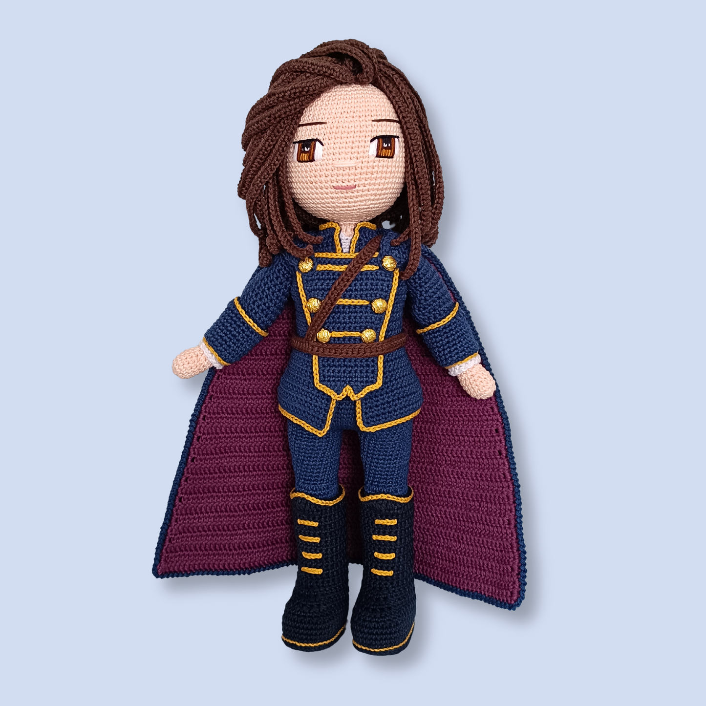 Prince Arthur crochet doll pattern