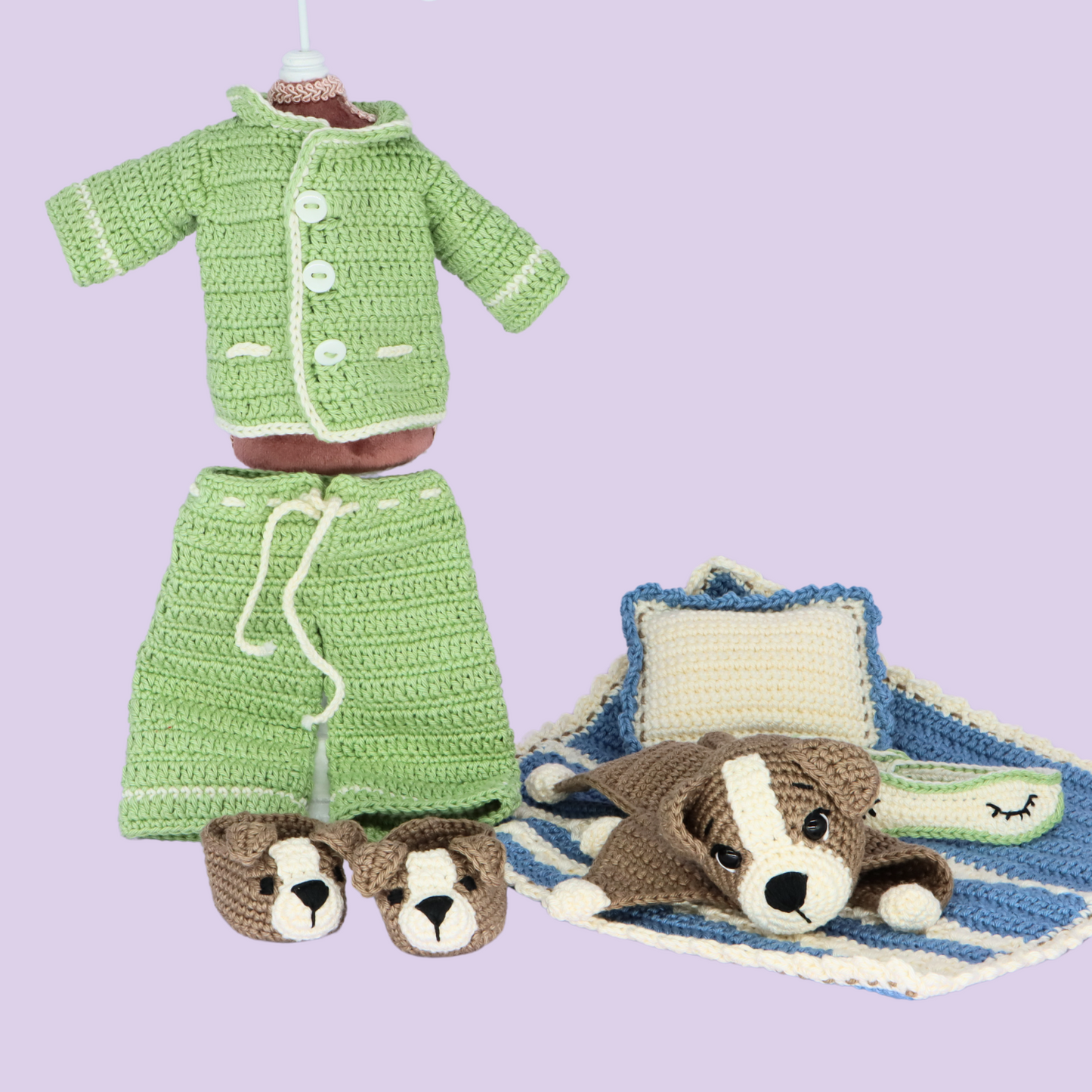 Sleeping Dominic Doll Pattern